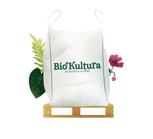Foto van een bigbag Mestcompost van Bio-Kultura verkrijgbaar bij DeDuurzameTuin.nl