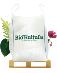 Foto van een zak Biologische Potgrond Bio-Kultura verkrijgbaar bij DeDuurzameTuin.nl