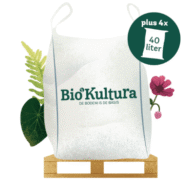 Foto van een big-bag Bio-Kultura Tuinaarde + losse zakkenverkrijgbaar bij DeDuurzameTuin.nl