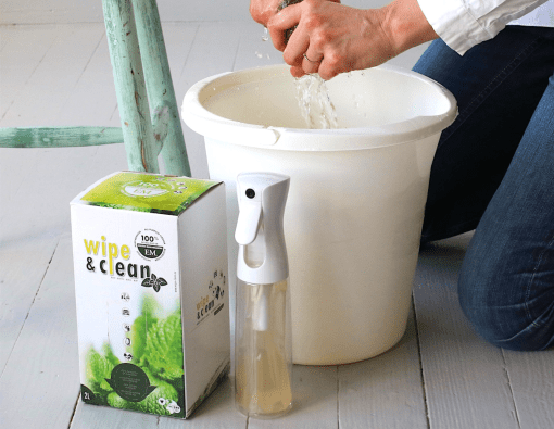 Wipe en Clean verkrijgbaar bij DeDuurzameTuin.nl
