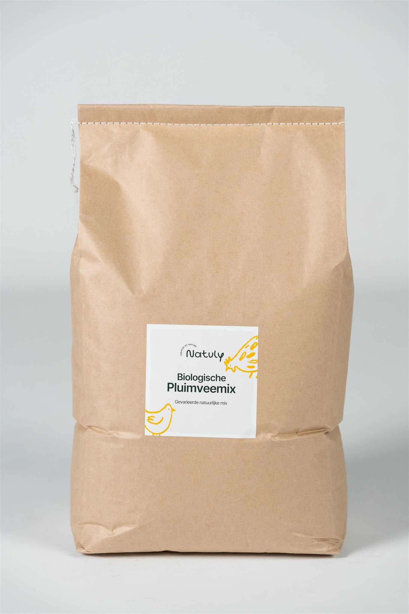 Natuly Biologische Pluimveemix voor kippen en ander pluimvee, voorheen Bio-Ron
