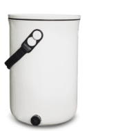 Foto van een Design Bokashi emmer verkrijgbaar bij DeDuurzameTuin.nl