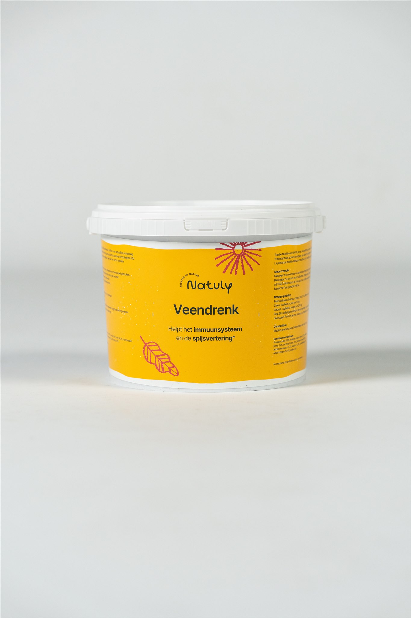 Pot Natuly Veendrenkstof van 2,5 kilogram