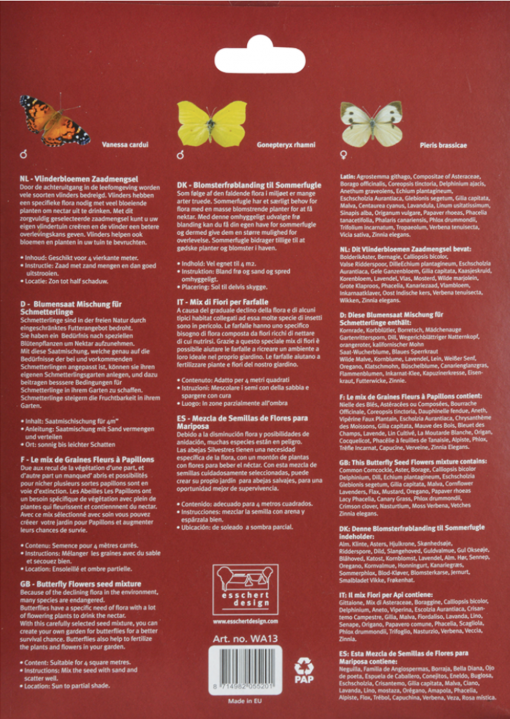 Vlinderbloemen zaadmengsel,