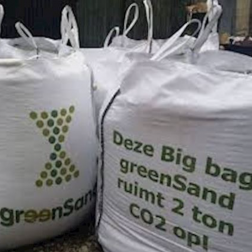 Foto Olivijnzand in Big Bag verkrijgbaar bij DeDuurzameTuin.nl