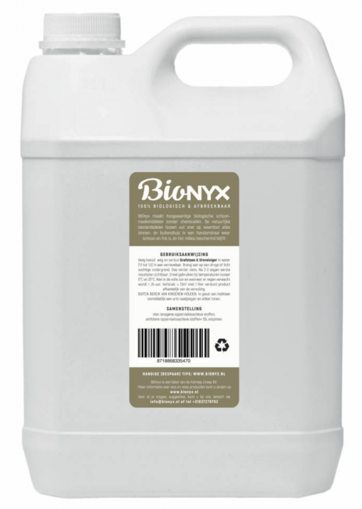 Grafsteen en urn reiniger BIOnyx