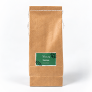Moringa gedroogd blad in duurzame papieren verpakking