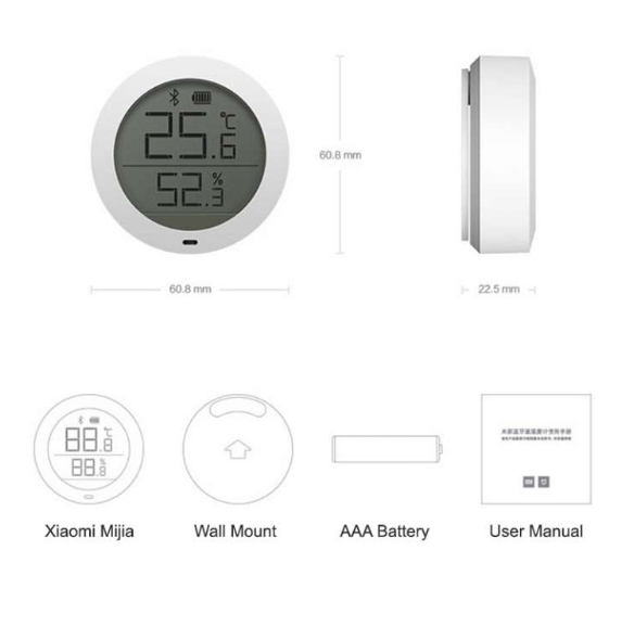 Temperatuur en Vochtsensor Bluetooth