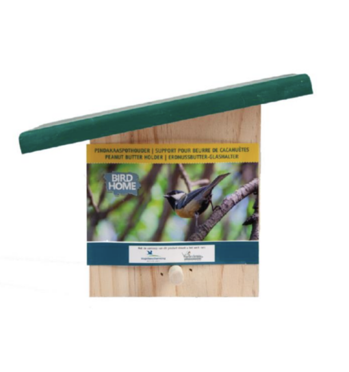 Vogelbescherming Pindakaas Feeder verkrijgbaar bij DeDuurzameTuin.nl