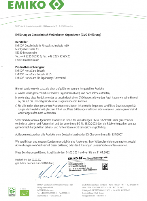 Horse Care Biologisch Voedingssupplement