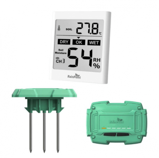 Draadloze bodemvochtmeter met sensor