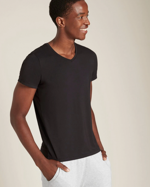 Boody T-Shirt met V-hals verkrijgbaar bij DeDuurzameTuin.nl