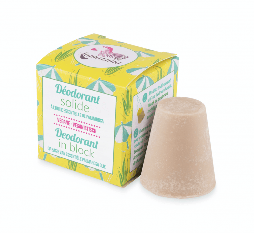 Lamazuna Deodorant met Palmarosa in blokvorm