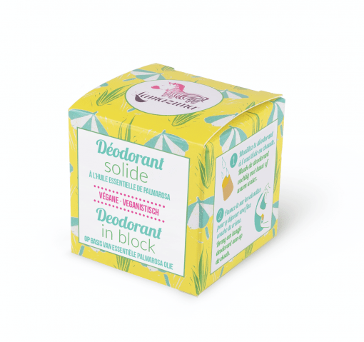 Lamazuna Deodorant met Palmarosa in blokvorm
