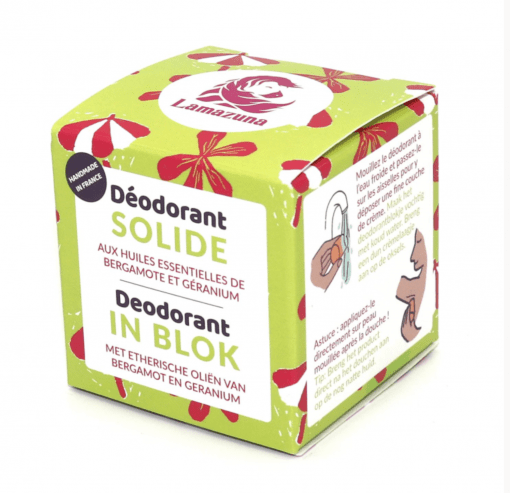 Lamazuna deodorant Bergamot en Geranium
