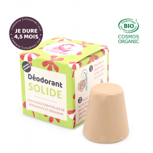 Lamazuna deodorant Bergamot en Geranium