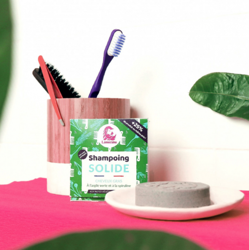 Lamazuna Shampoo Vet haar Groene klei - Afbeelding 6