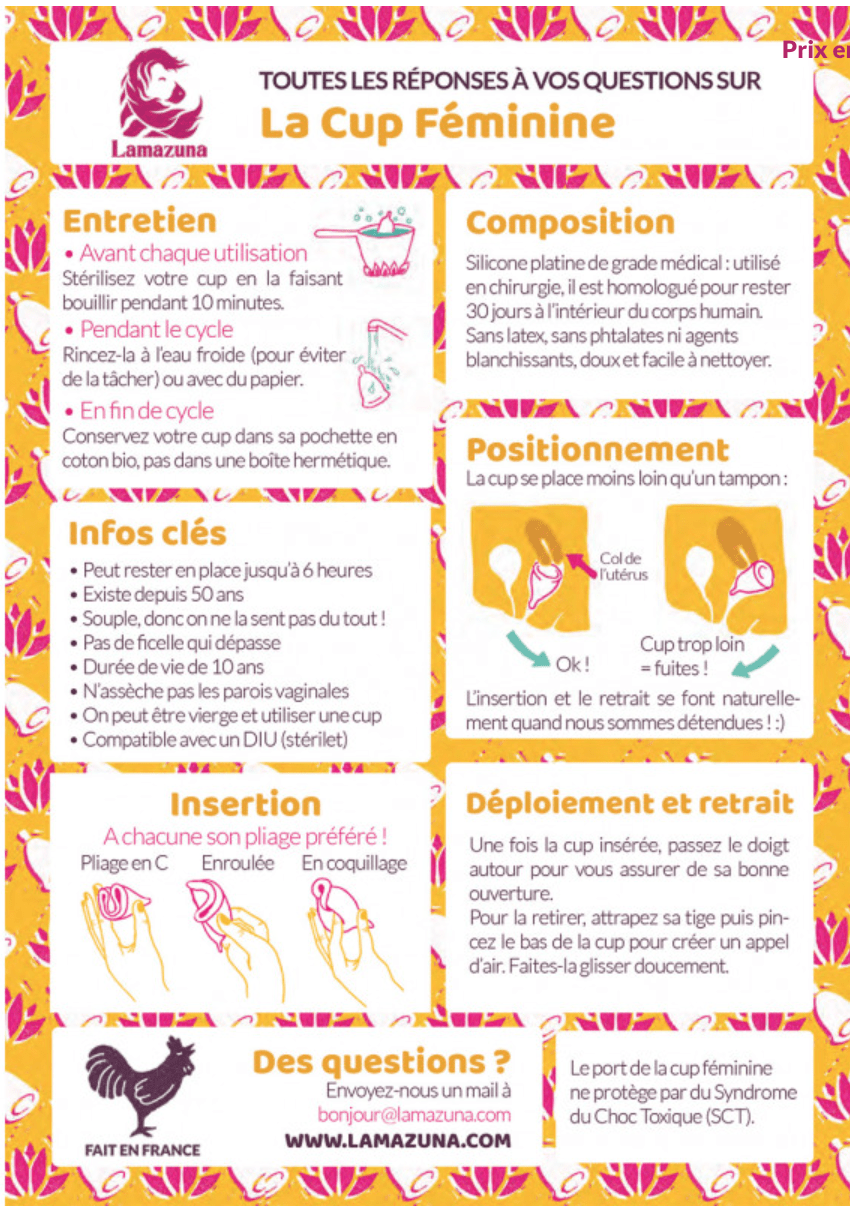 Lamazuna Menstruatiecup DeDuurzameTuin.nl