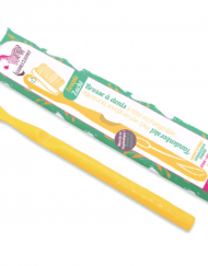 Foto van een Lamazuna tandenborstel verkrijgbaar bij DeDuurzameTuin.nl