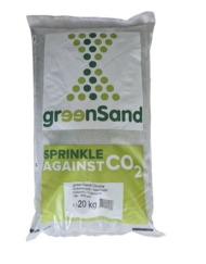 Foto van 20 kilo Greensand infillzand verkrijgbaar bij DeDuurzameTuin.nl