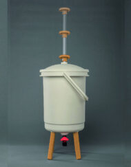 Bokashi keuken composter Sensei 2 stuks achterkant