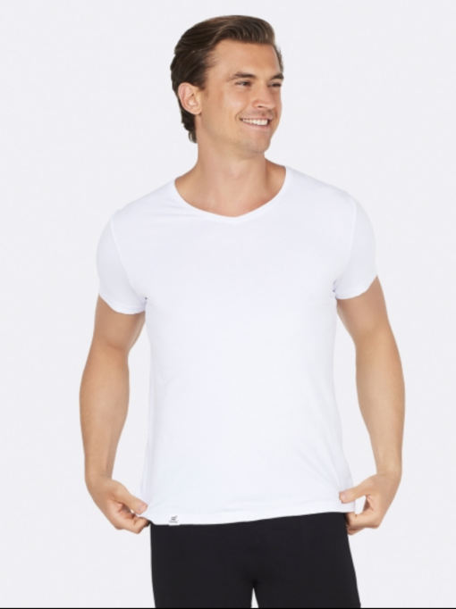 Boody T-Shirt met V-hals verkrijgbaar bij DeDuurzameTuin.nl