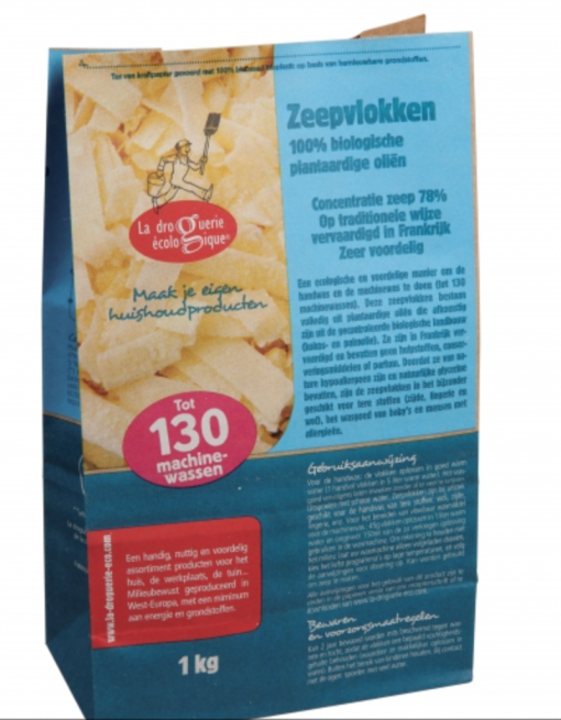 Foto vanLa Droguerie Ecologique Zeepvlokkenécologique verkrijgbaar bij DeDuurzameTuin.nl