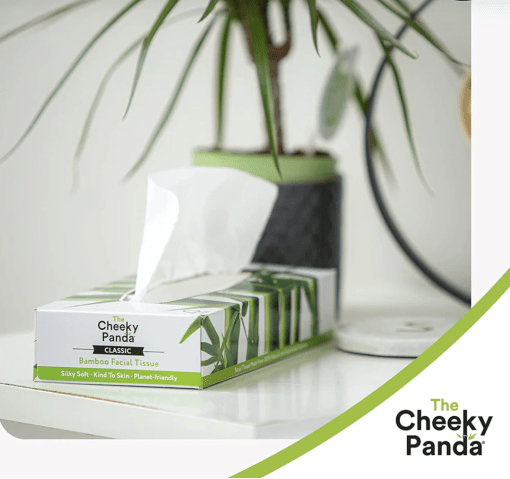 Foto van Cheeky Panda Tissues verkrijgbaar bij DeDuurzameTuin.nl
