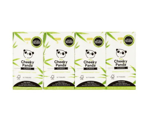 Foto van Cheeky Panda Zakdoekjes verkrijgbaar bij DeDuurzameTuin.nl