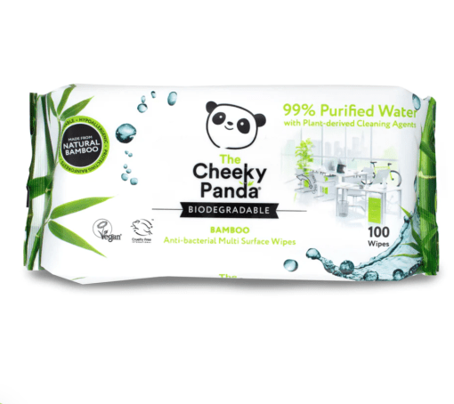 foto van Cheeky Panda Anti-Bacteriële doekjes verkrijgbaar bij DeDuurzameTuin.nl