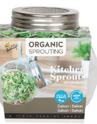 Foto van een Buzzy Organic Sprouting Daikon verkrijgbaar bij DeDuurzameTuin.nl