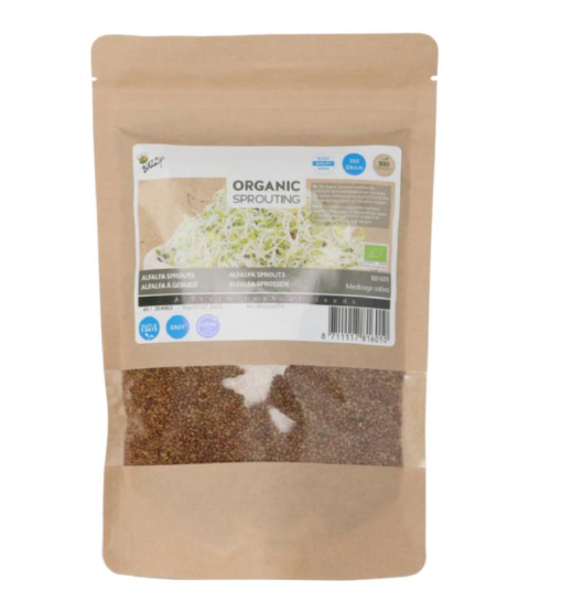Foto van Buzzy Organic Sprouting Alfalfa BIO verkrijgbaar bij DeDuurzameTuin.nl