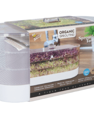 Foto van een Buzzy Organic Sprouting Tower verkrijgbaar bij DeDuurzameTuin.nl