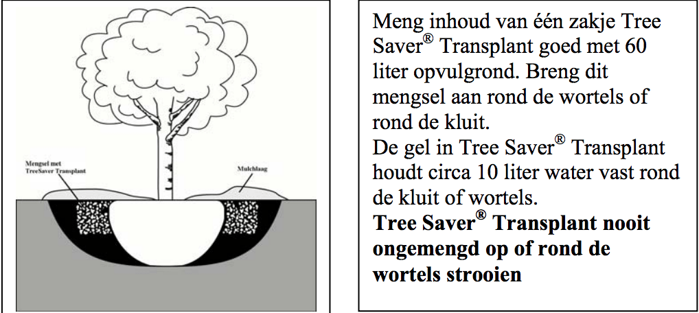 Foto van een zakje Mycorrhiza Treesaver verkrijgbaar bij DeDuurzameTuin.nl