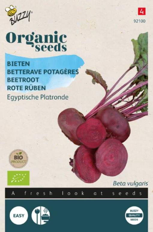 Foto van Bieten Platronde Bio verkrijgbaar bij DeDuurzameTuin.nl
