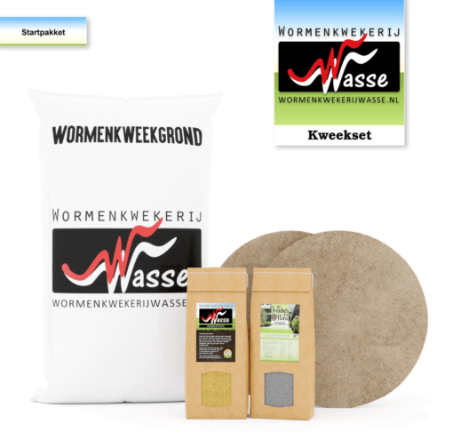 Foto van een Startpakket wormenbak verkrigbaar bij DeDuurzameTuin.nl