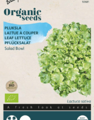 Zakje met zaadjes van de Pluksla Salad Bowl Bio verkrijgbaar bij DeDuurzameTuin.nl