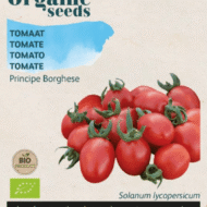 Zakje zaad van de Tomaat Principe Borghese Bio verkrijgbaar bij DeDuurzameTuin.nl