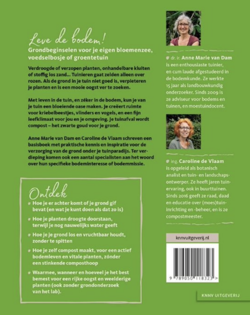 Leve de Bodem! is een boek dat verkrijgbaar is bij DeDuurzameTuin.nl