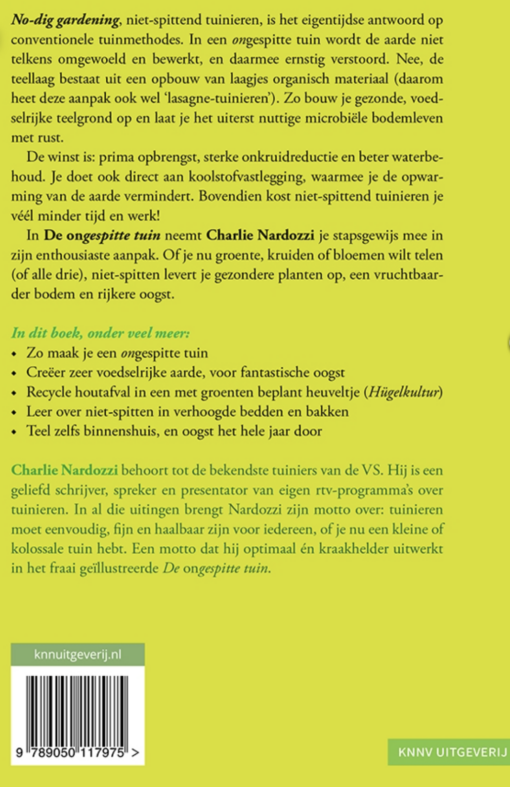 De Ongespitte Tuin is boek dat verkrijgbaar is bij DeDuurzameTuin.nl