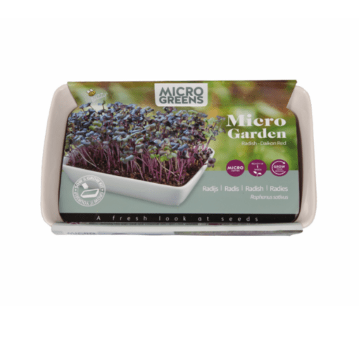 Microgreens Garden Radijs verkrijgbaar bij DeDuurzameTuin.nl