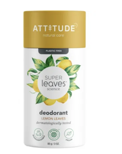 Attitude Leaves Deodorant Lemon verkrijgbaar bij DeDuurzameTuin.nl