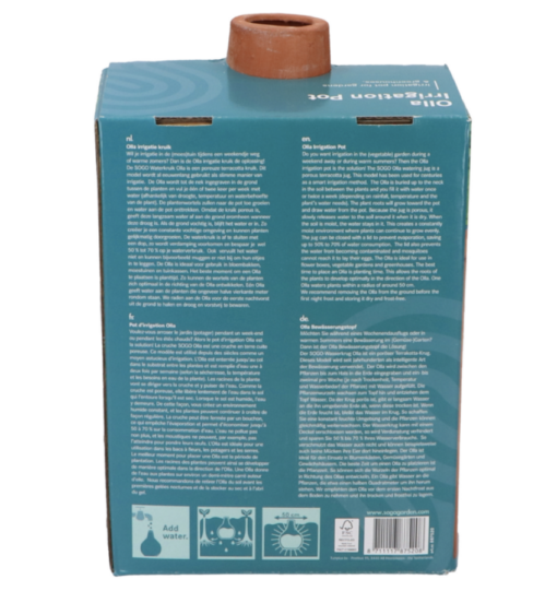 SOGO Olla terracotta waterkruik verkrijgbaar bij DeDuurzameTuin.nl