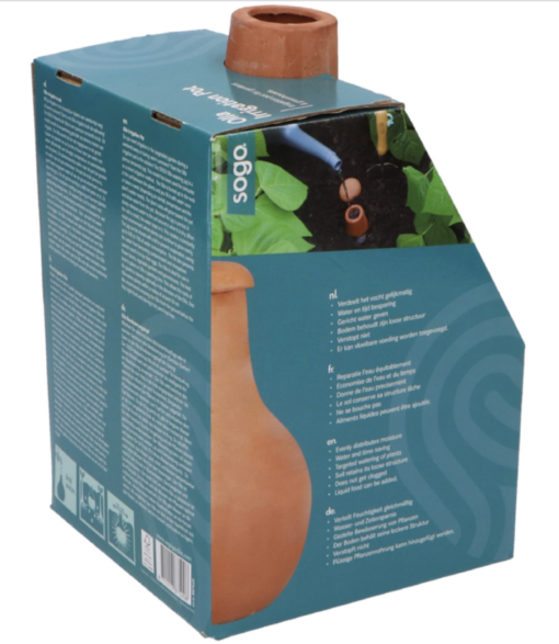 SOGO Olla terracotta waterkruik verkrijgbaar bij DeDuurzameTuin.nl
