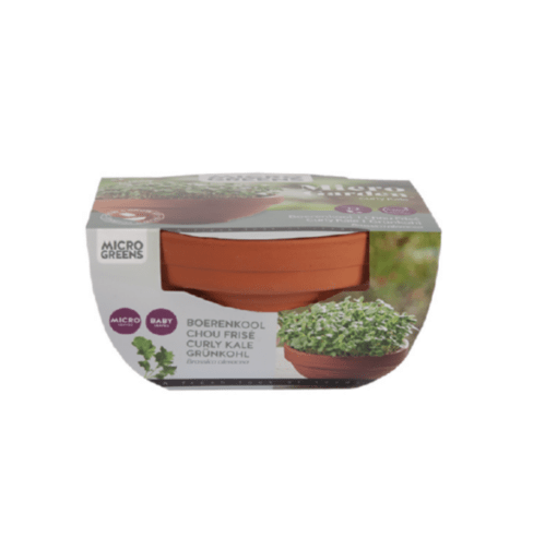 Microgreens schaal Boerenkool verkrijgbaar bij DeDuurzameTuin.nl