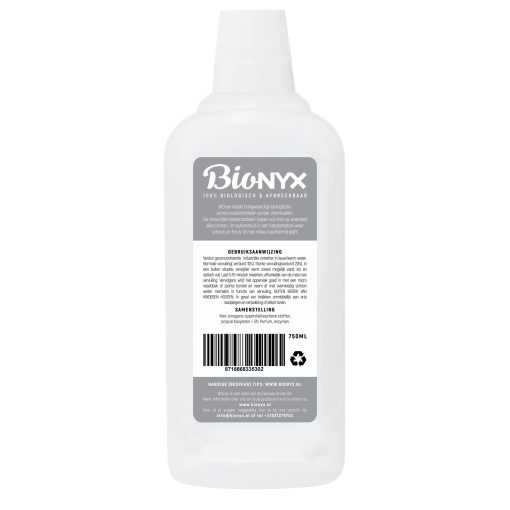 BIOnyx Industriële Ontvetter 750ml flacon achterkant