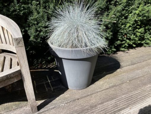 Bloempot voor reiniging met BIOnyx Composietreiniger.