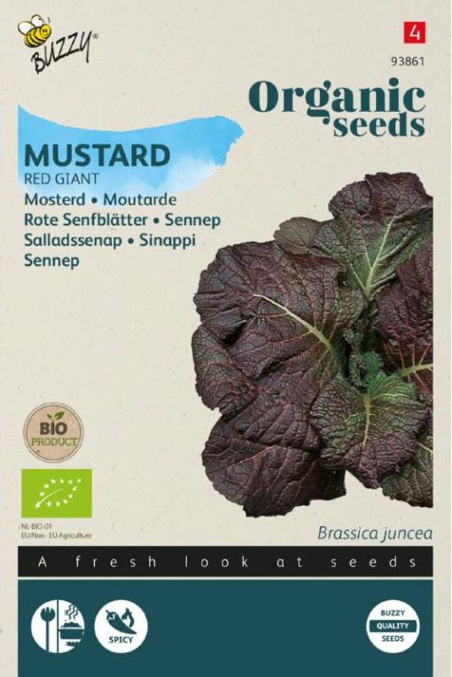 Mosterd Red Giant zakje