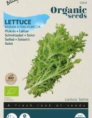 Pluksla zaden Lettuce bionda a foglia riccia bio voorkant zakje