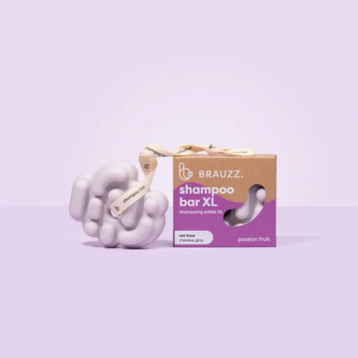 Shampoo Bar XL - Vet haar - Passiefruit van Brauzz verkrijgbaar bij DeDuurzameTuin.nl